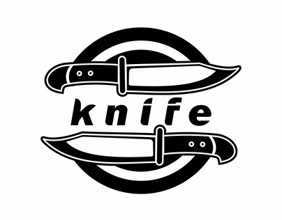 Logo Knife Model Surfboard