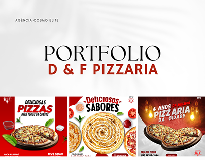 Portfólio Social Media - D&F Pizzaria Delivery