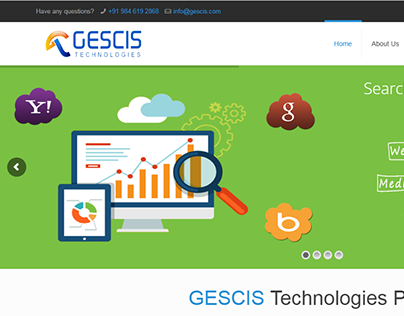 Gescis Responsive SEO Website