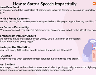 7 Innovative Tips to Start a Speech: