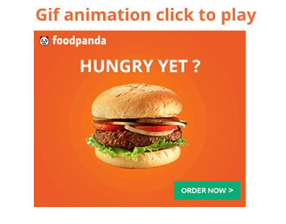 Food panda online ads