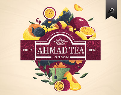 Ahmad Tea packaging