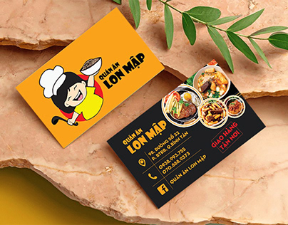 Graphic design: Brand identity of Lon Map restaurant