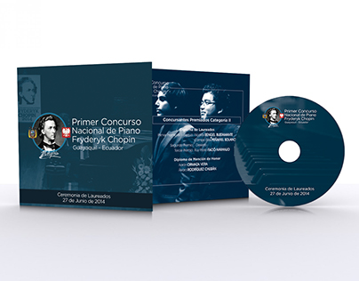 Diseño de CD "Concurso Piano Fryderyk Chopin"