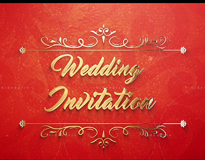 Red Royal | wedding invitation video