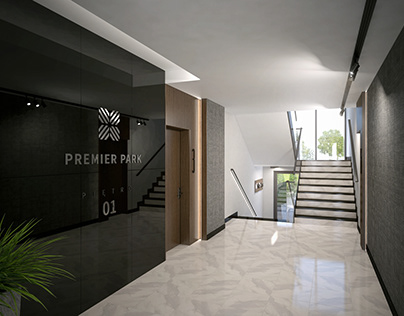 Corridor in an apartment - Interior visualisations