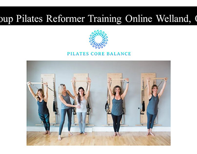 Group Pilates Reformer Training Online Welland, ON
