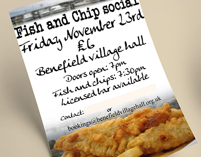 Fish and Chip Social flyer
