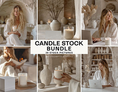 Aesthetic Candle Stock Bundle