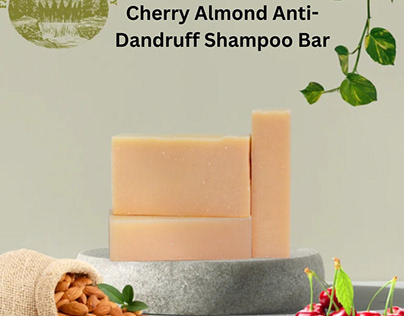Cherry Almond Anti-Dandruff Shampoo Bar