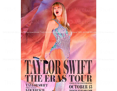 The Eras Tour Coming To Theaters Worldwide PNG File