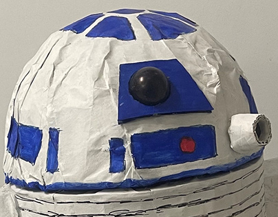 R2-D2 Cardboard Model