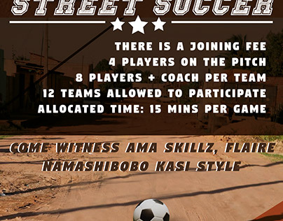 Street Soccer Tournament poster