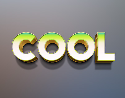 Cool - Free Download 3D Text Effects Style