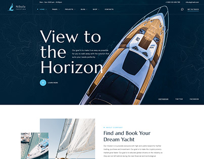 Nibula - Boat & Yacht WordPress Theme