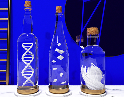 Unknown Bottles | Glass Effect Modelling