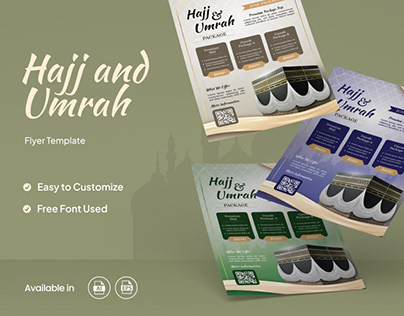 Hajj and Umrah Flyer Template