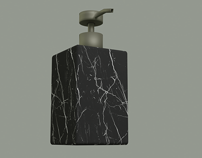 Liquid Soap Dispenser 3D Design And Animation