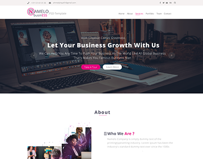 Namelo Business Template UI