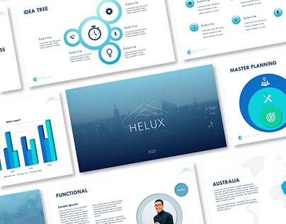 PowerPoint Template - Business Presentation HELUX