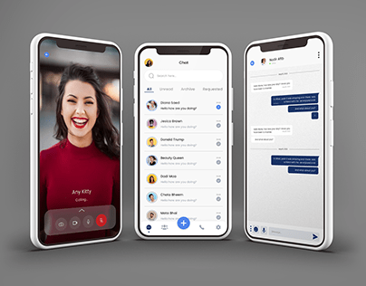 Chat App - messaging app - Chatting App UX UI Design