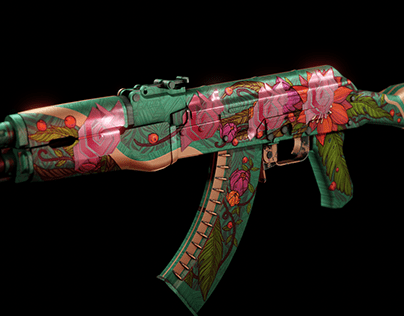 Ak-47 | Wild Lotus ( Made for and owned by THE JE$US )