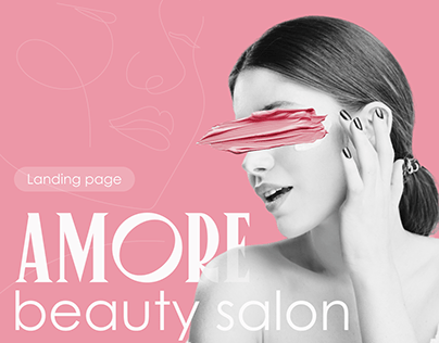 Landing page for Beauty Salon