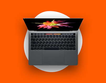 Download MacBook Pro Flat Mockup + Bonus (iPhoneX Flat)