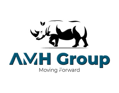 mozambique multi service company AMH Group Logo Design