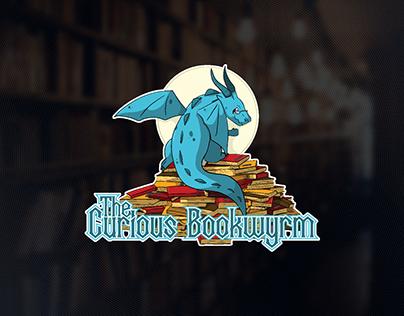 The Curious Bookwyrm - Branding and Graphics