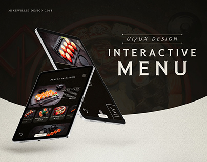 interactive menu | UI/UX