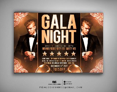 Gala Night flyer template
