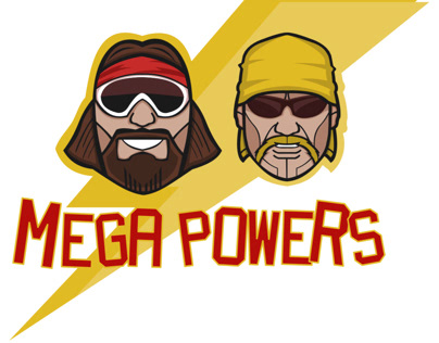 Mega Powers T-Shirt Design
