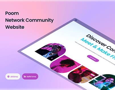 Project thumbnail - Poom - Network Community Website