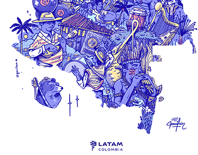 Colombia destino musical x Latam Airlines