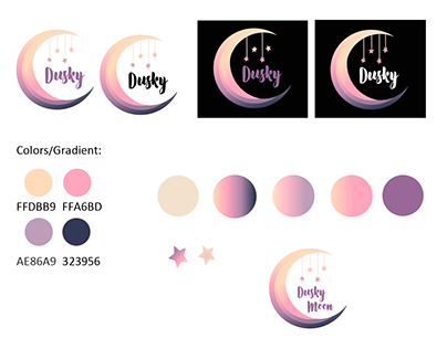 Dusky Cresent Moon - Logo