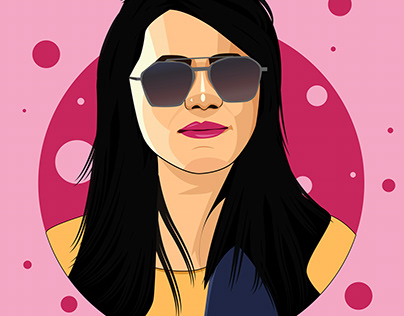 vector portrait cartoon avatar