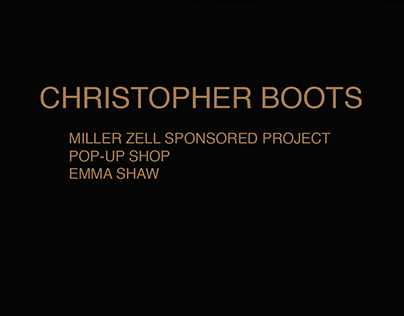 Christopher Boots Pop-up Concept