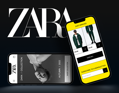 ZARA Website Re-design