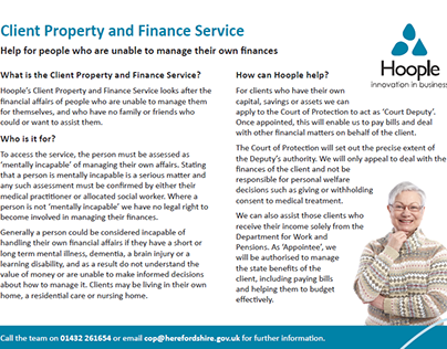 Client Property and Finance