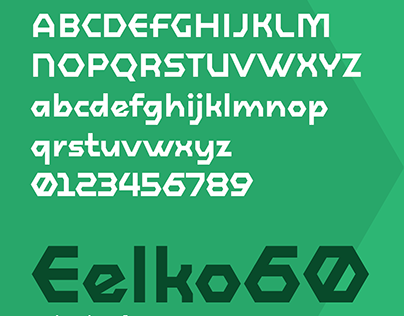 Eelko Custom Typeface