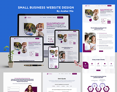 small business Accounting Firm Webdesign