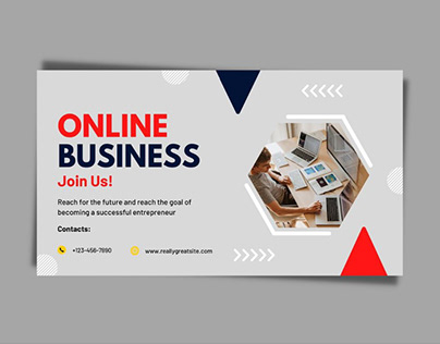 Online Business Facebook Cover