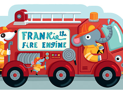 Frankie the fire engine // YoYo Books, Belgium
