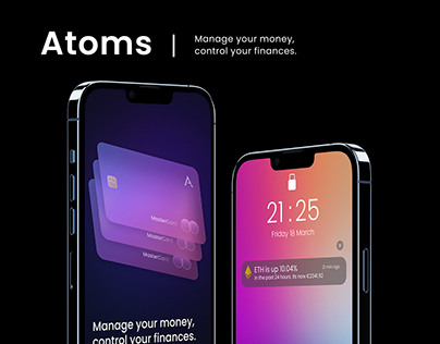 UI & UX Atoms App | Bank app