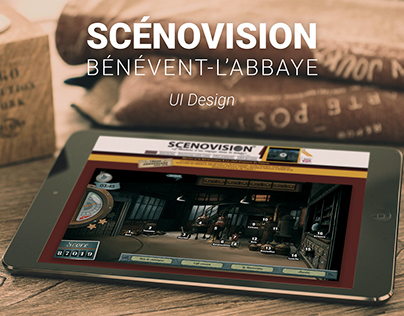 Scénovision de Bénévent-l'Abbaye | Logo & UI Design