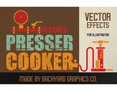 PresserCooker Vector Graphic Styles Texture Pack