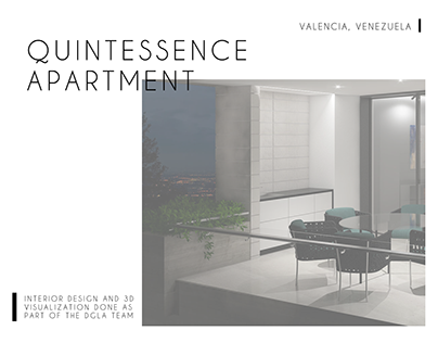Quintessence Penthouse. Work as part of the DGLA team