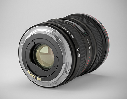 Canon Lens - Product Visualization