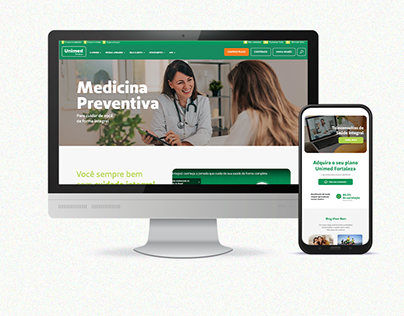 Interface Gráfica de Site - Medicina Preventiva
